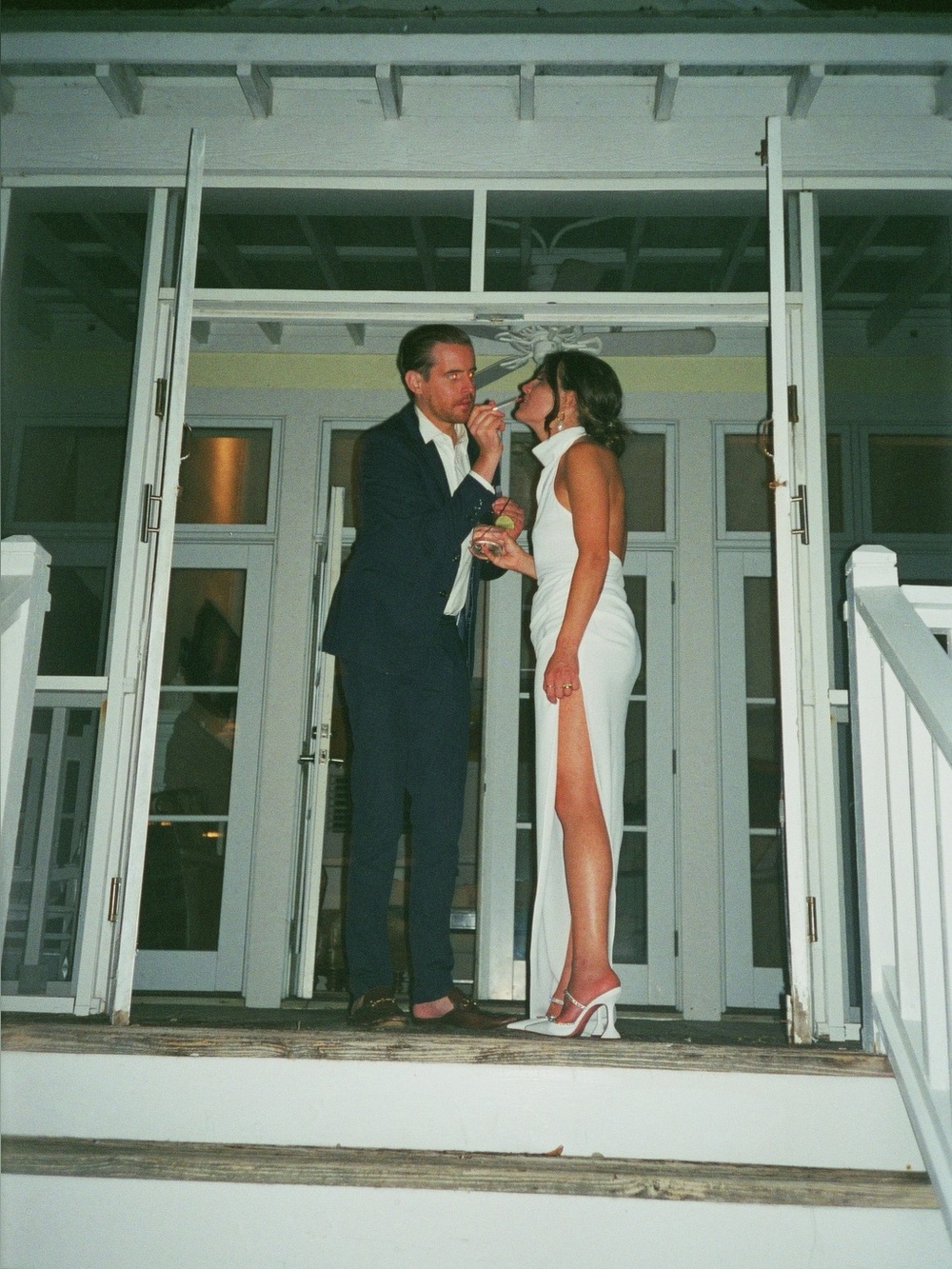 Amanda Uprichard x Revolve Samba Gown in ivory